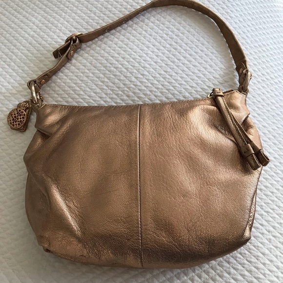 Small Coach metallic gold shoulder bag - Picture 2 of 13